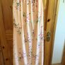 Ladies Peach Floral maxi dress W/ side slits size M 12 includes postage Image 8