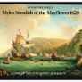 1986 Isle of Man Amerpex '86 International Stamp Exhibition. Myles Standfish of the Mayflower Commemorative Stamp Presentation Pack Image 2