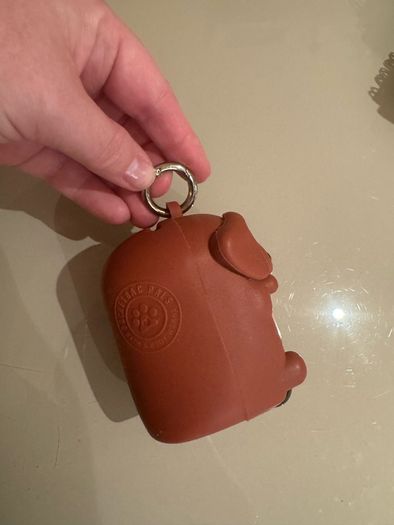 Bath and body works sanitiser and dog poo bag dispenser