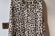 Cream leopard ladies shirt