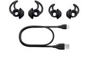 Bose quiet comfort Earbuds 3 pairs silicone tips stayhear max with original usb charge cable