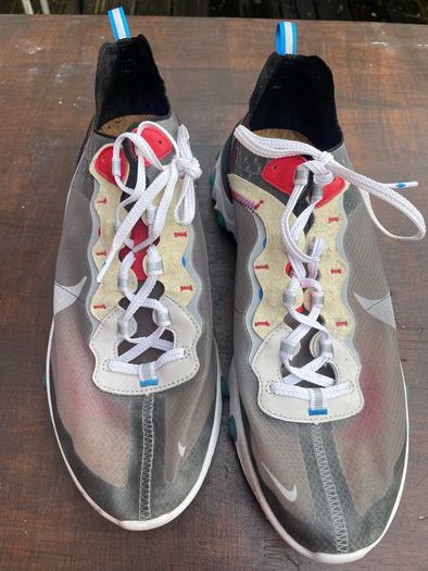 Nike React Element 87 Dark Grey Photo Blue AQ1090-003 size 10.5
