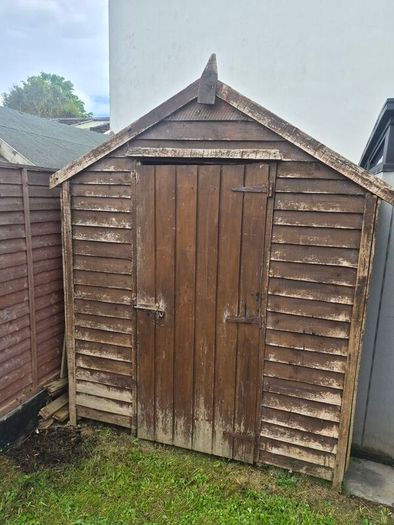 fire wood and shed