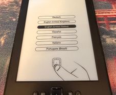 Amazon Kindle 4 E-Reader - Perfect Working Order + Black Leather CoverUp Case