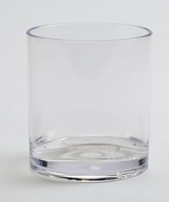 5 reusable plastic tumbler glasses