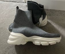 zara grey boots