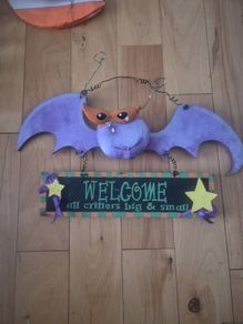 Halloween door sign