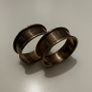 Pair of Antique Sterling Silver Napkin Rings 1970 - Hayes Bros Image 4