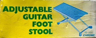 Adjustable Guitar Foot Stool (Model: TE-2010 Chrome)