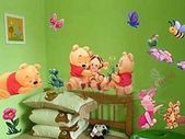 Winnie the Pooh and Tigger Wall Stickers for Baby Children Nursery Room Mural Decals