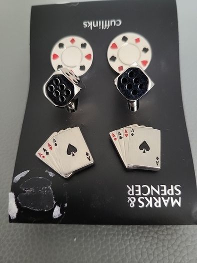 Cufflinks  x 3 pair