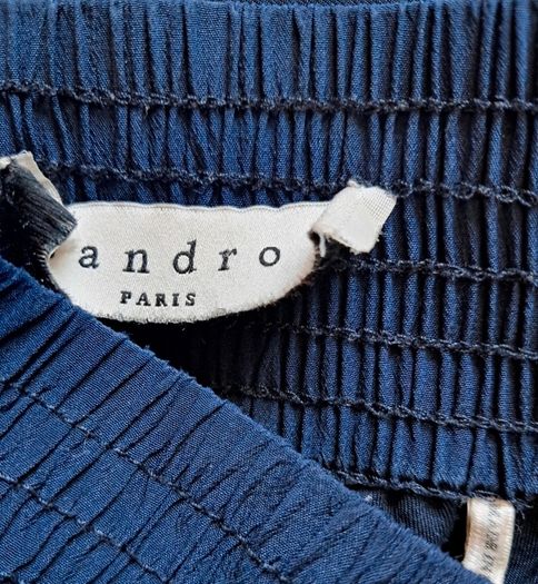 Sandro navy tailored athleisure Trousers