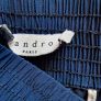 Sandro navy tailored athleisure Trousers Image 2