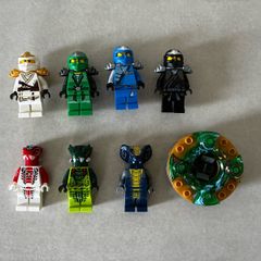 Lego Ninjago Rise of the Snakes minifigure bundle Lloyd, Cole, Jay, Zane