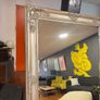Silver Framed Mirror French Style Image 3