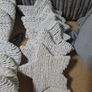 white wicker glitter decorations Image 5