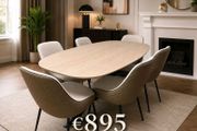 Large Dining Table With 6 Chairs