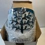 Silver Art Tree of Life Plant Pot Image 2
