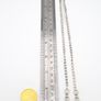 925 Silver Chunky Beaded Link Chain Image 7