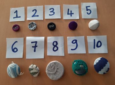 Single fabric buttons