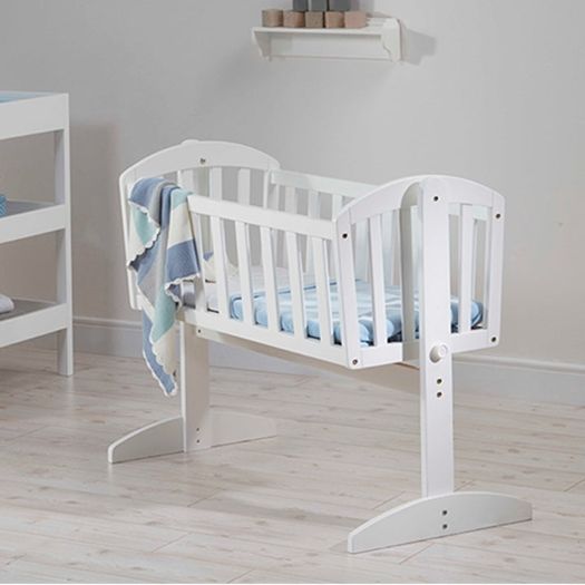 East Coast Vienna wooden rocking crib/cot