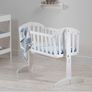 East Coast Vienna wooden rocking crib/cot Image 2