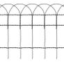 Garden Border Fence Powder-coated Iron 25x0.4 m Image 3