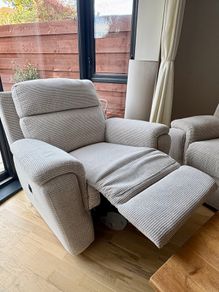 Electric Recliner Set (2 Seater and Chair), Free Delivery