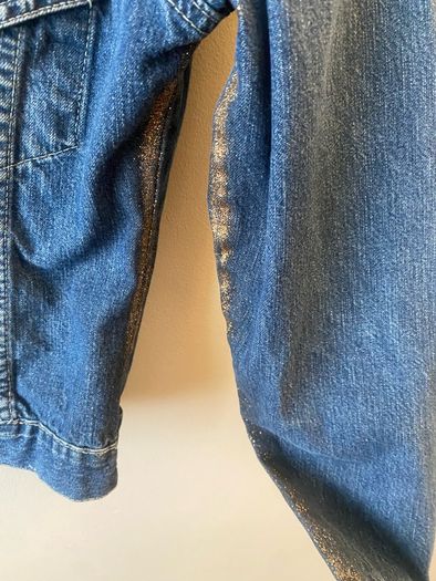 Sparkly denim jacket (size 10)