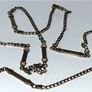 Vintage 9ct Gold 26" Bar & Link Necklace Image 3