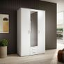 Premium 3-Door Wardrobe with Mirror & Drawers Image 3