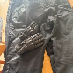 Motorcycle Leggings, Waterproof Over-Trousers & Leather Gloves Bundle | CE Approved