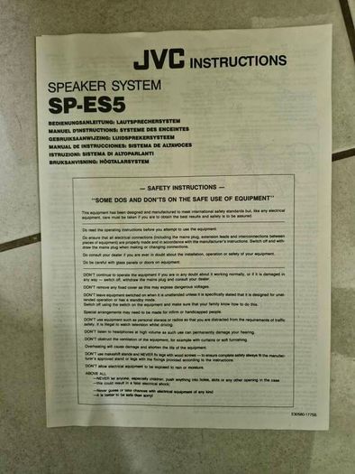 Jvc hi fi speakers