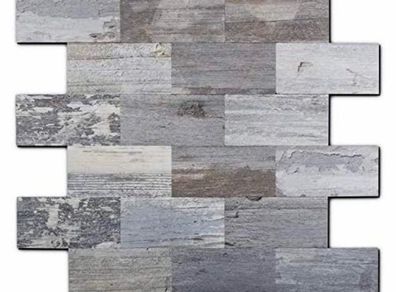 NEW SALE | 5 Pack Peel and Stick Stone Metal Tile Backsplash 12 inch x 12 inch (MULTIPLE COLOURS AVAILABLE)