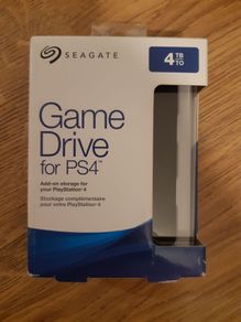 PlayStation SEAGATE 4TB HDD Storage Device for Storing and Playing PS5 and PS4 and PS Plus Games
