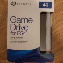 PS4 - PlayStation SEAGATE 4TB HDD Storage Device for Archiving and Storing and Playing loads of Extra PS5 and PS4 and PS Plus Games