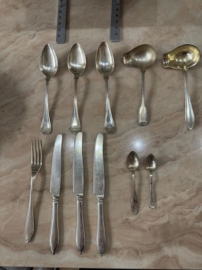 Vintage Neckel silver(Germal silver) cutlery 11pcs