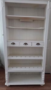 Country kitchen wine rack book storage/display unit
