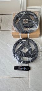 brand new 2x10kilo olymoic tri grip weight plates