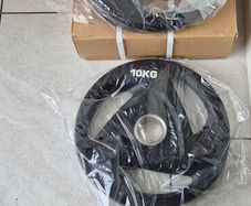 brand new 2x10kilo olymoic tri grip weight plates