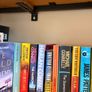 Mila Solid Oak and Black Steel Frame Shelves Image 3