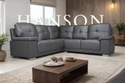 Hanson Fullback Leather Sofa Set