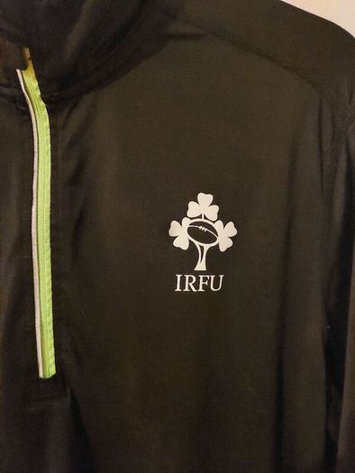 ireland rugby halfzip