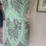 Green beaded frock & frill dress Image 5