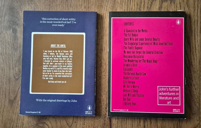 John Lennon books In His Own Write and A Spaniard In The Works