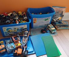 Boxes of lego