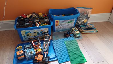 Boxes of lego