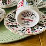 Fine Bone China Espresso Set 4 Cups & Saucers Image 10