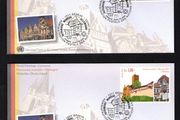 2009 United Nations Geneva Switzerland World Heritage Germany Commemorative Stamps Individual First Day Covers (FDC)