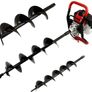 NEW - 65cc 2Stroke Petrol Earth Auger / Fence Post Hole Borer + 3 Auger Bits + Extension Bit Image 4
